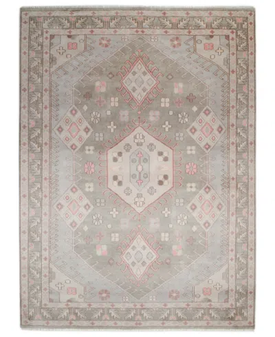 Timeless Rug Designs Utica S3402 3'x5' Area Rug In Light Gray