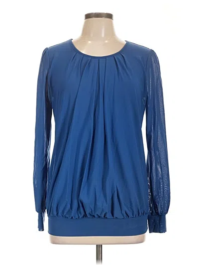 Pre-owned Timeson Long Sleeve Blouse In Blue