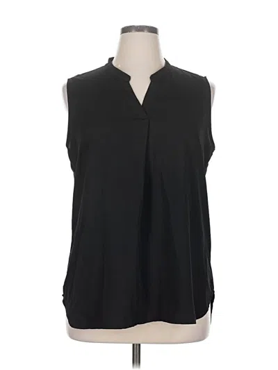Pre-owned Timeson Sleeveless Blouse In Black
