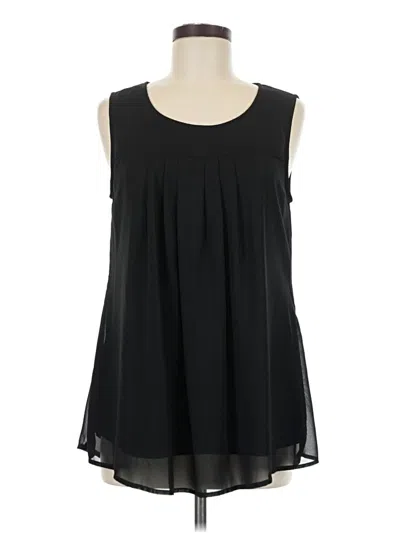 Pre-owned Timeson Sleeveless Blouse In Black