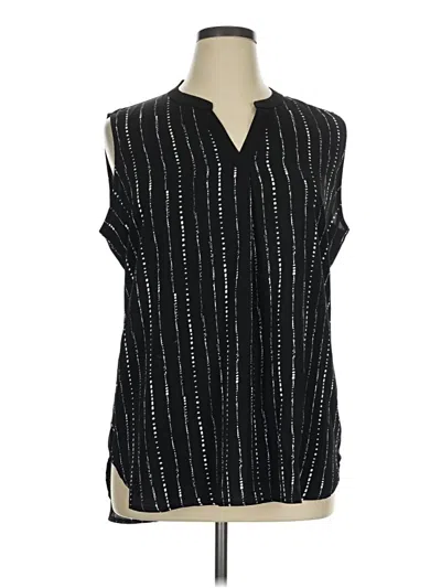Pre-owned Timeson Sleeveless Blouse In Black