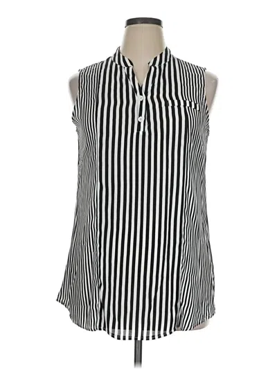Pre-owned Timeson Sleeveless Blouse In Black