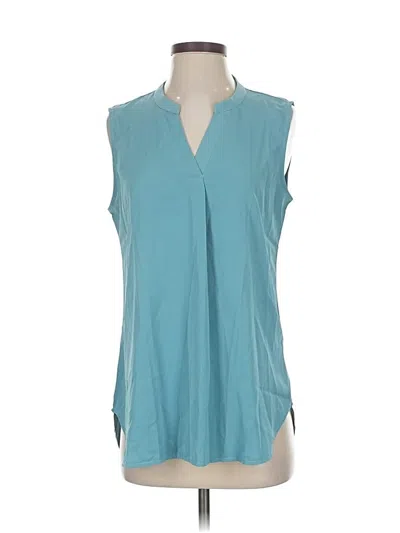 Pre-owned Timeson Sleeveless Blouse In Blue