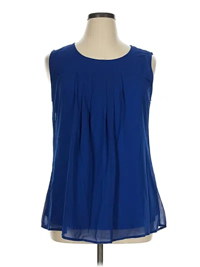Pre-owned Timeson Sleeveless Blouse In Blue