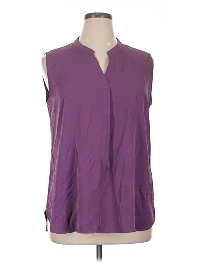 Pre-owned Timeson Sleeveless Blouse In Purple