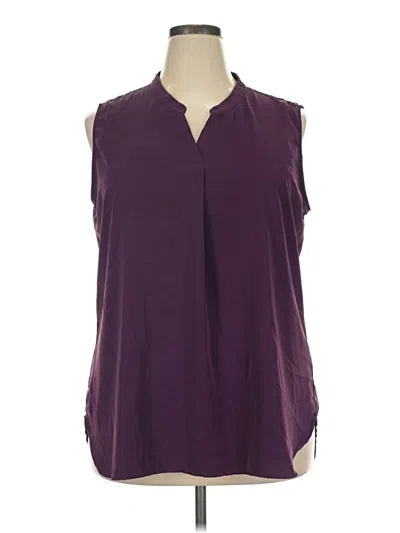 Pre-owned Timeson Sleeveless Blouse In Purple