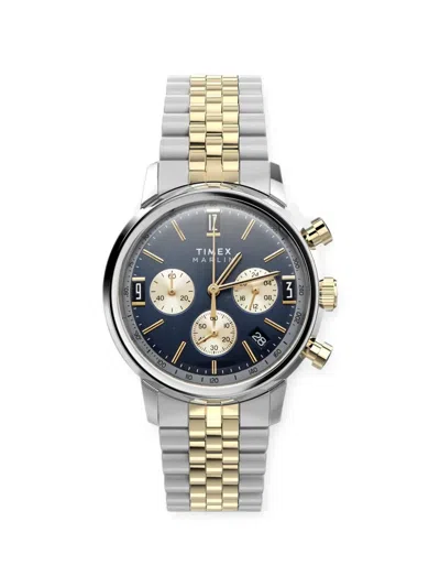 Pre-owned Timex 2024 Marlin 40mm Watch In 蓝色