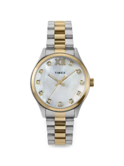 Timex Legacy 34mm Watch In 화이트