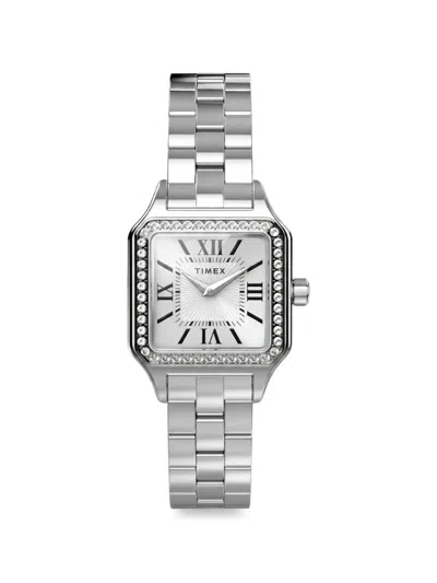 Timex Addison Crystal 23mm Watch In Metallic