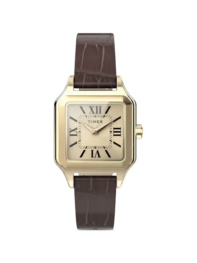 Timex Addison Square 23mm Watch In Brown