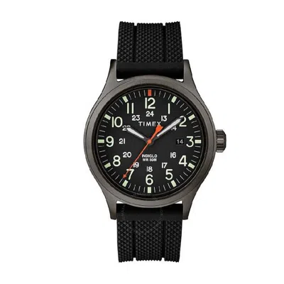 Timex Allied Quartz Black Dial Men's Watch Tw2r67500 In Yellow/gunmetal/black