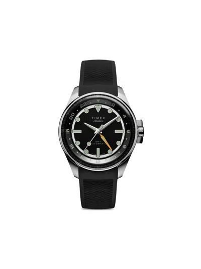 Timex Atelier Gmt24 M1a 40mm Watch In Black