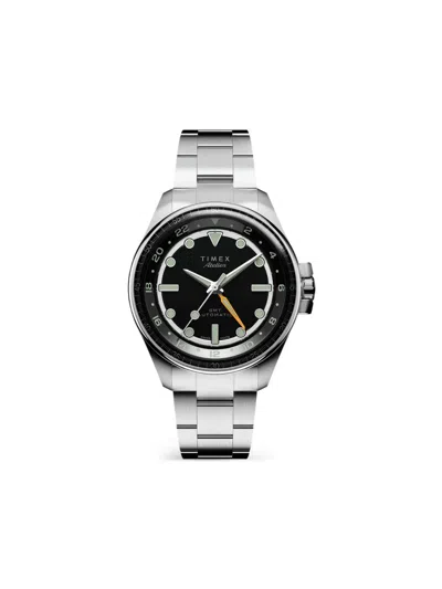 Timex Atelier Gmt24 M1a 40mm Watch In Metallic