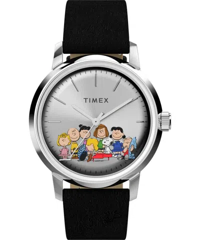 Pre-owned Timex Authentic  Marlin Automatic X Peanuts Gang's All Here Tw2w19000