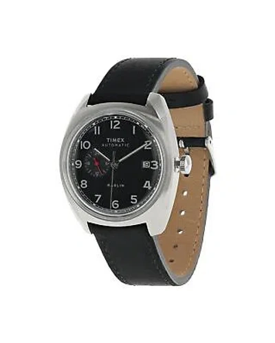Pre-owned Timex Black 39 Mm Marlin Men Fashion Watches