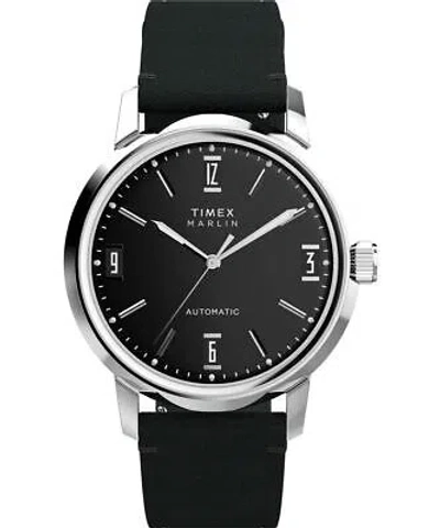 Pre-owned Timex Black Mens Analogue Watch Marlin Tw2w59700