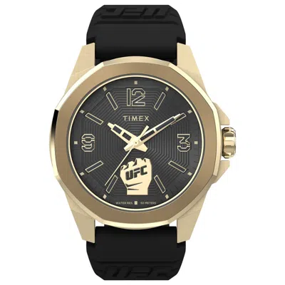 Timex Black Synthetic Sport Watch In Burgundy