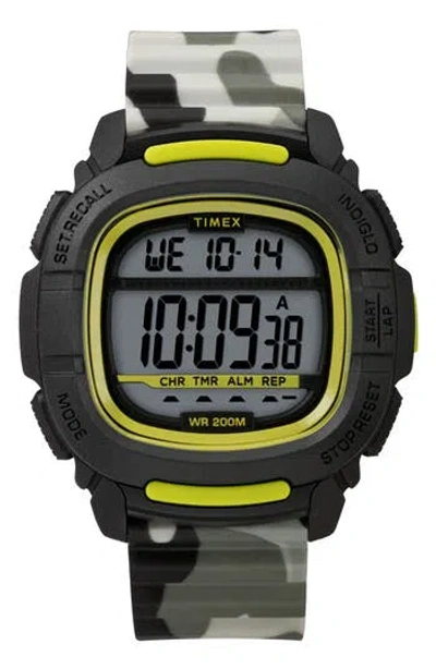Timex ® Boost Shock Resistant Digital Silicone Strap Watch, 47mm
