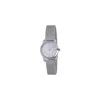 Timex Casey Stainless Steel Mesh Ladies Watch In Metallic