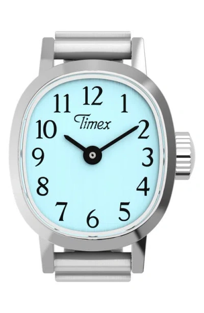 Timex ® Cavatina® Bracelet Ring Watch, 16mm In Metallic