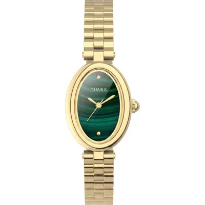 Timex Cavatina Luxe 22mm Watch In Gold
