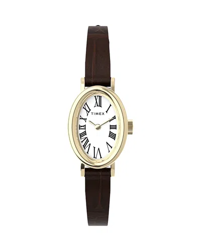 Timex Cavatina Watch, 19mm X 7mm In Black