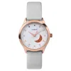 Timex Celestial 32mm Leather Strap Ladies Watch In White