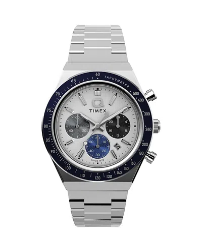 TIMEX CHRONOGRAPH STAINLESS STEEL BRACELET WATCH, 40MM