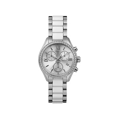 Timex Classic Chronograph Quartz Crystal Silver Dial Ladies Watch