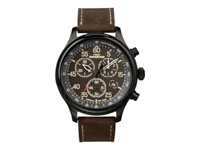 Pre-owned Timex Contactless Payment Tw4b19200 Watch In Brass In Gold