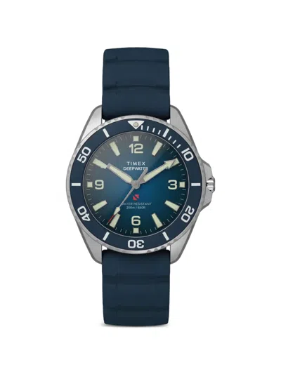 Timex Deepwater Arctic 40.5mm Watch In Blue