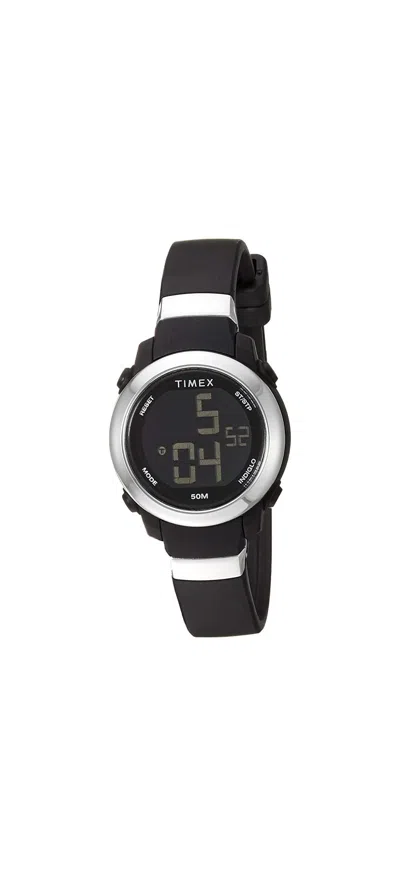 Timex Dgtl Stacked Numbers Ladies Watch In Black