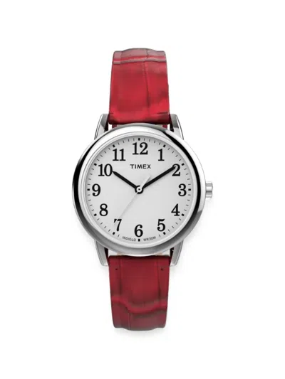 Timex Easy Reader 30mm Watch In White