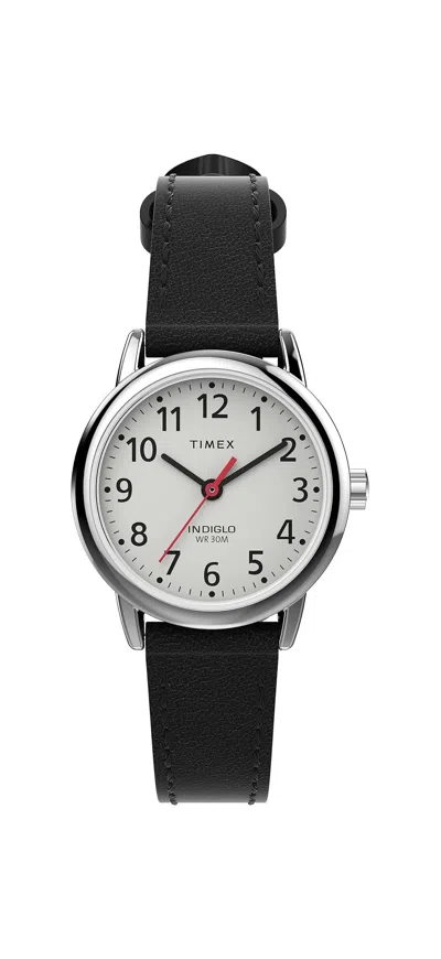 Timex Easy Reader Silver-tone/black Ladies Watch