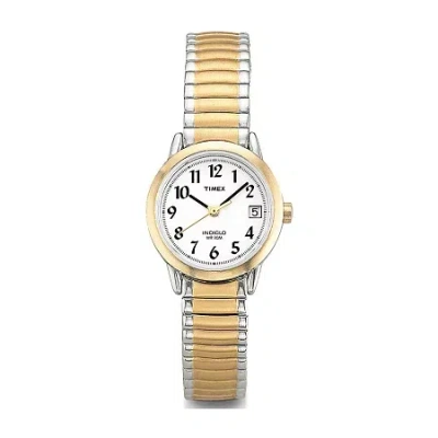 Timex Easy Reader Womens Expansion Band Watch In Gold
