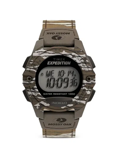 Timex Expedition Camouflage-print 40mm Watch In Green