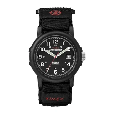Timex Expedition Camper Mens Black Nylon Fast Strap Watch T400119j