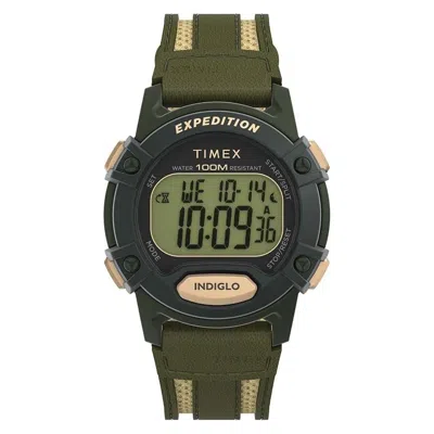 Timex Expedition Cat 5 Digital Green Mens Watch