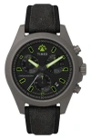 Timex Men's Field Post Expedition North Stainless Steel & Silicone Strap Chronograph Watch/43mm