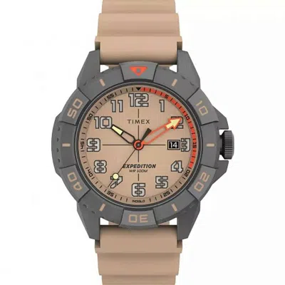 Timex Expedition North Quartz Men's Watch Tw2v40900 In Yellow/grey/beige