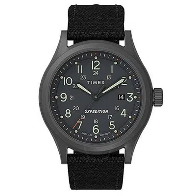 Timex Expedition North Sierra Quartz Black Dial Men's Watch Tw2v07200 In Gunmetal/black