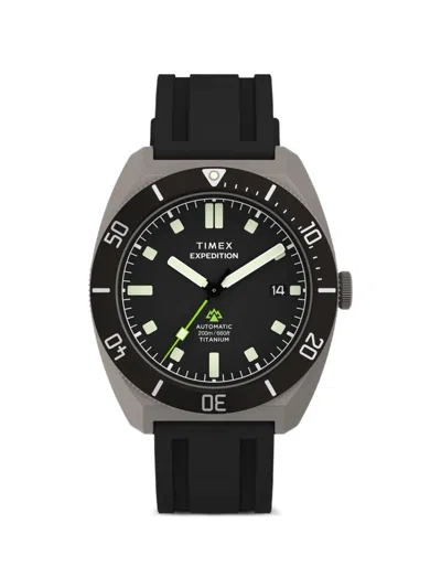 Timex Expedition Pioneer 41mm Watch In Black