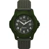 Timex ® Expedition Timberline Silicone Strap Watch, 42mm In Green