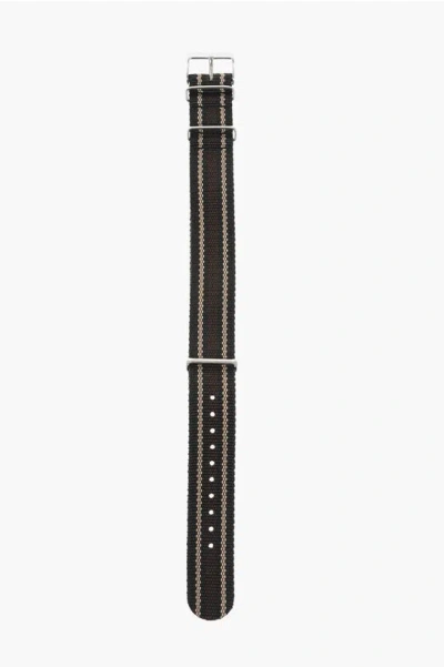 Timex Fabric Slip-through Watch Strap With Silver Buckle 20mm