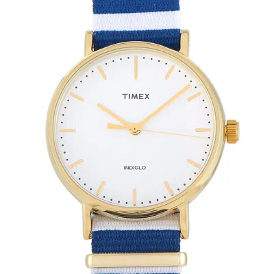 Timex Fairfield Gold-tone Watch Tw2p91900 In Multi