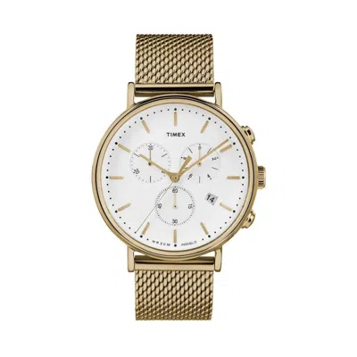 Timex Fairfield Mens Watch In Gold