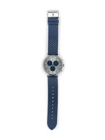 Pre-owned Timex Fairfield Supernova 41mm In Blue