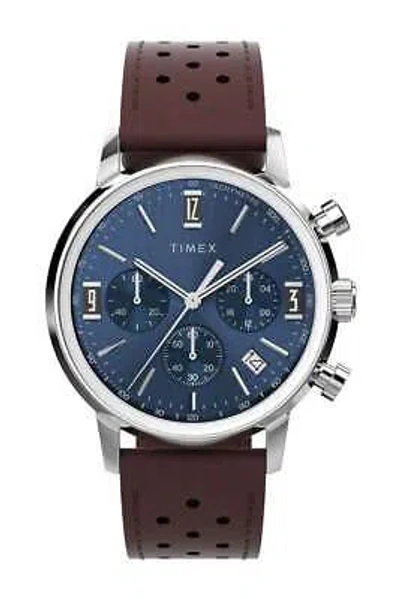 Pre-owned Timex Gents Marlin Chronograph Watch Tw2w10200