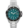 Timex Men's Deep Water Harborside Coast Stainless Steel Bracelet Watch/43mm In Yellow/green/silver Tone/black