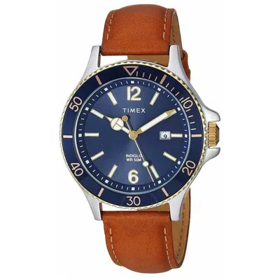 Timex Harborside Quartz Blue Dial Watch Tw2r64500 In Multi